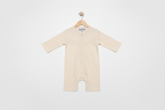 Baby Emirati Rompers in Cream AHR