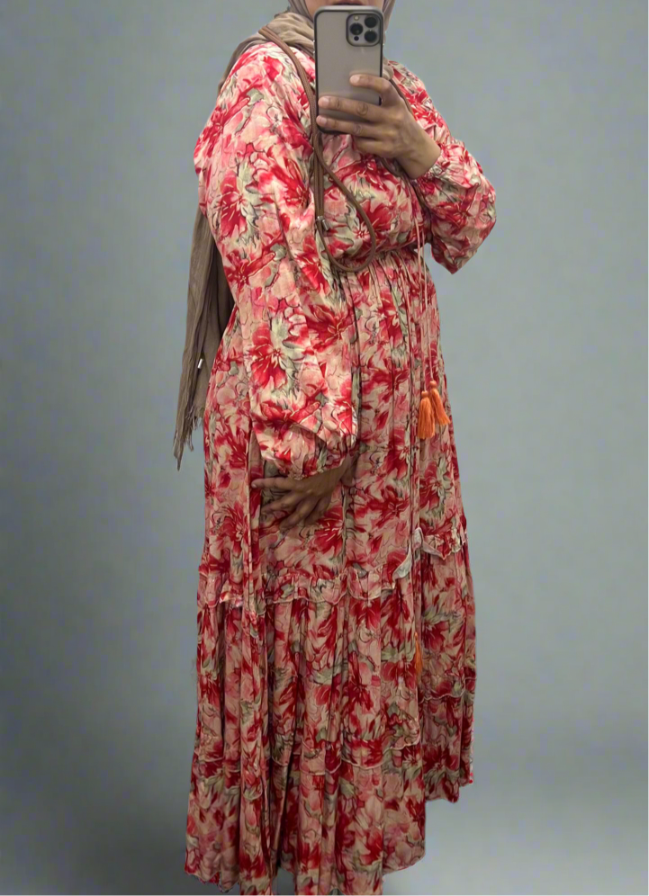 Malkaa Maxi Elasticated waist Summer Dress