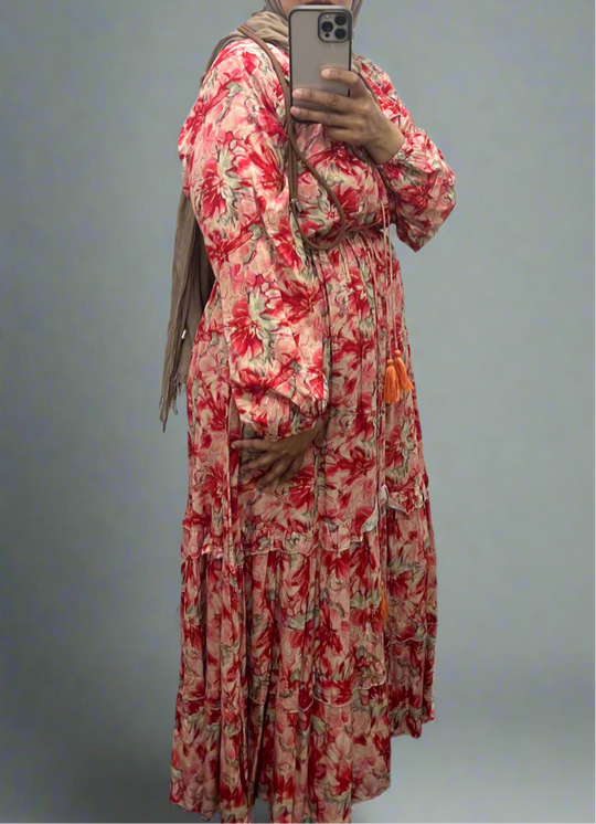 Malkaa Maxi Elasticated waist Summer Dress