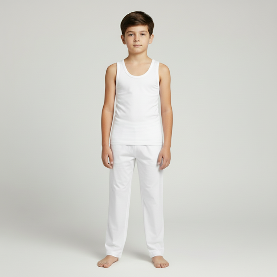 Boys Al Aseel trouser/ Pants in White