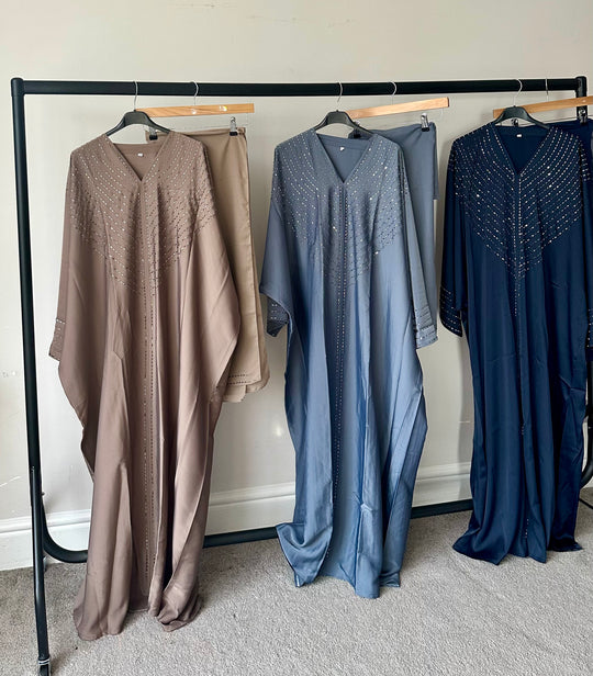 Juwaria Kaftan style Abaya - Grey