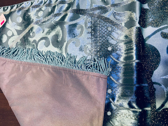 EXCLUSIVE LUXURY PRAYER MAT WI- Sea Blue