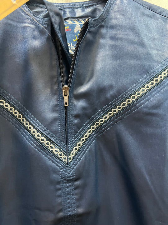 Baby, Toddler and Boys Blue Thobe/Jubba with Embroidery