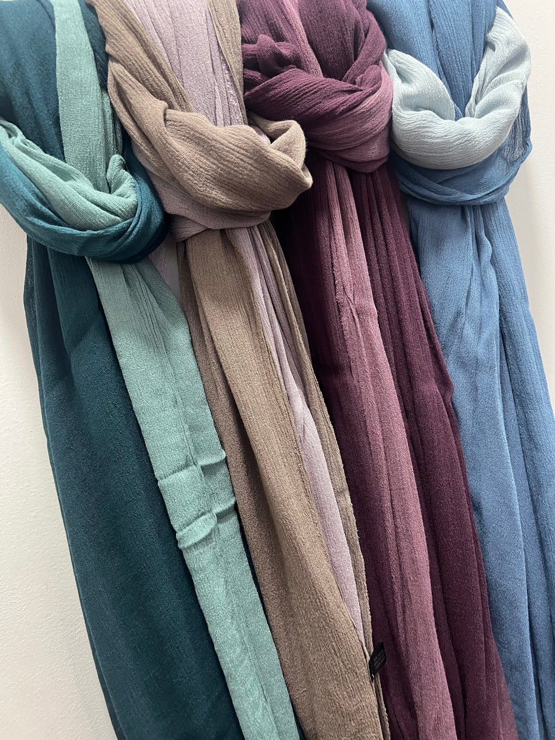 Ombré Crinkle Rayon Viscose Hijab/Scarf