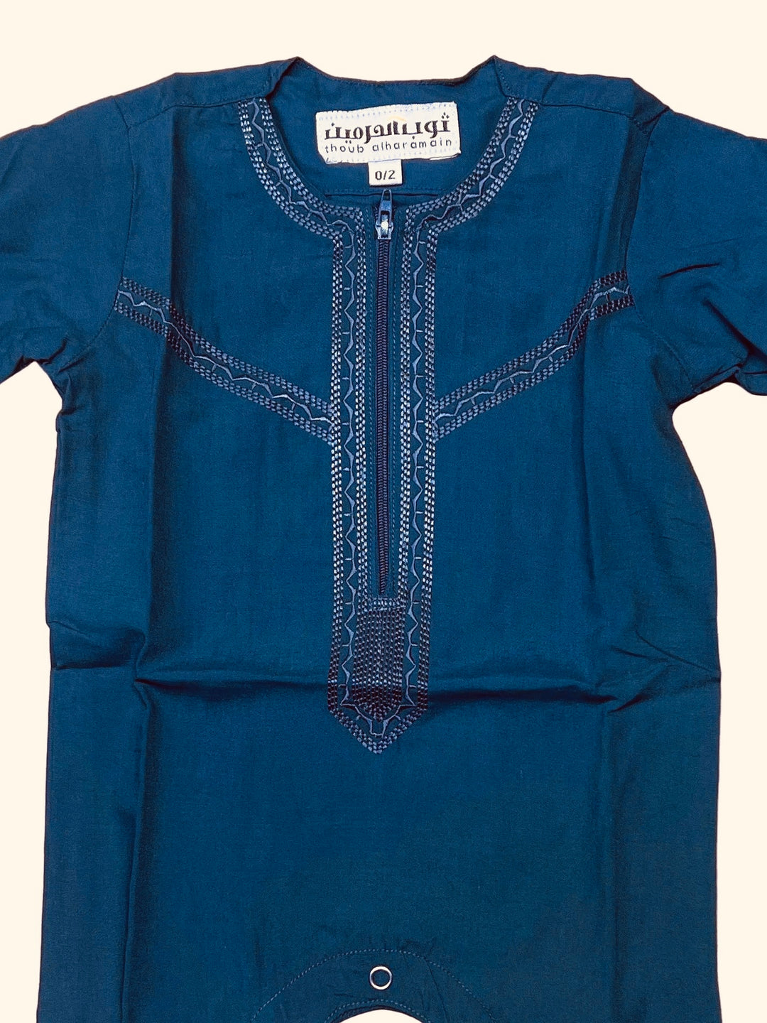 Baby Emirati Rompers in Navy Blue AHR