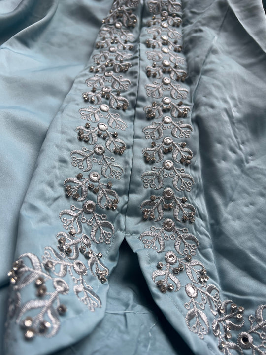 Occasion Embroidered Maxi Modest Dress EDF36