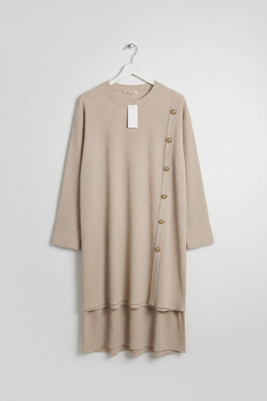 Side Button winter Ribbed Coords
