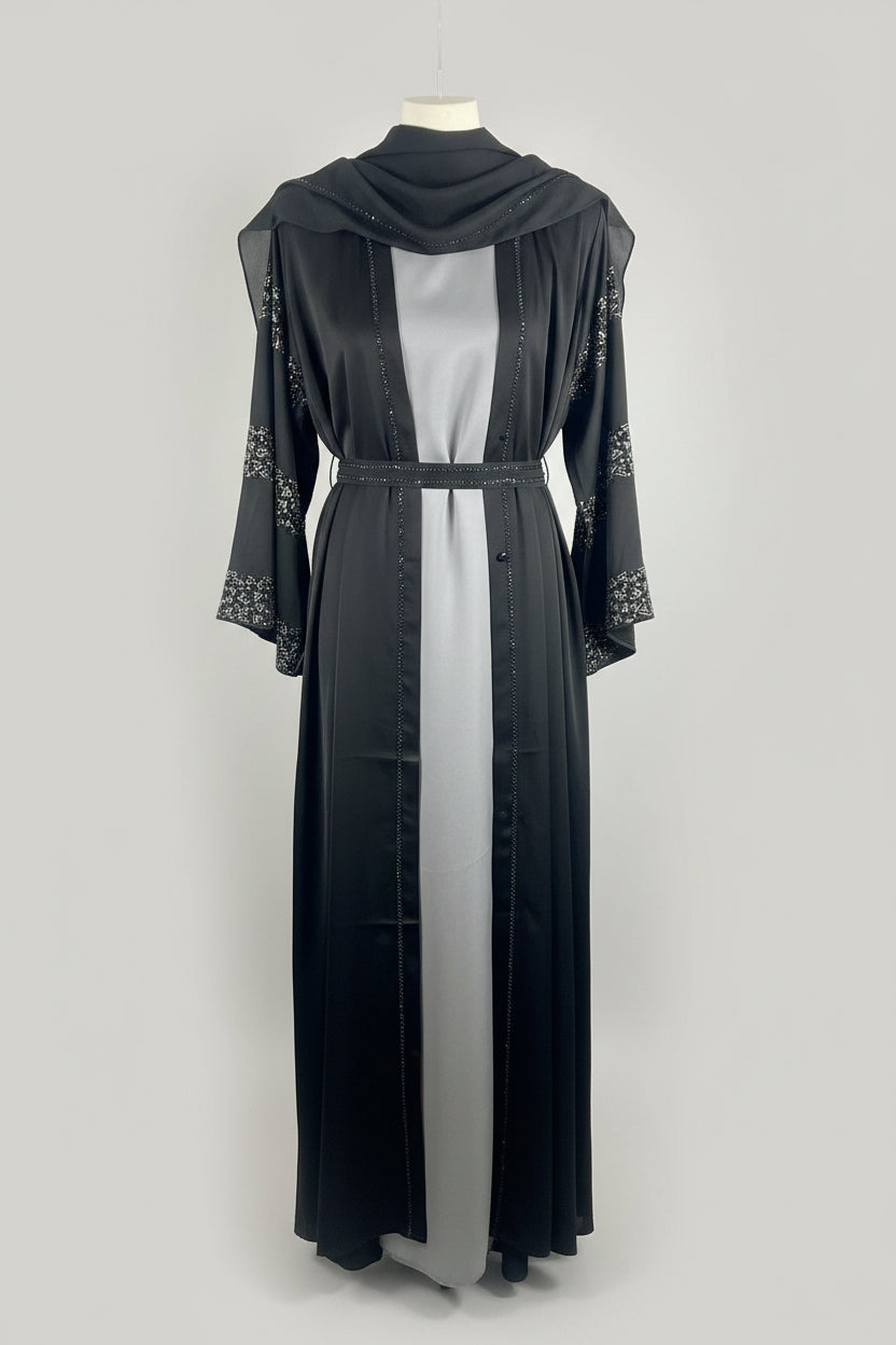 Amber Nida Dubai Satin Abayas