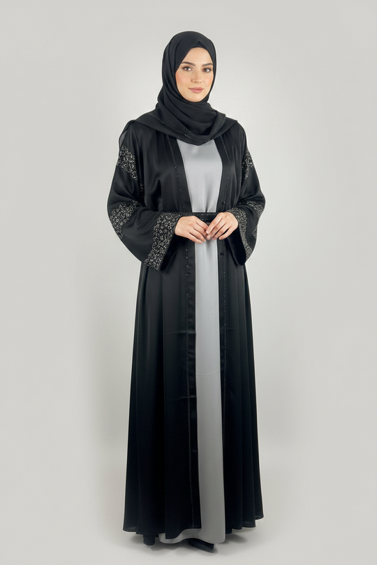 Amber Nida Dubai Satin Abayas
