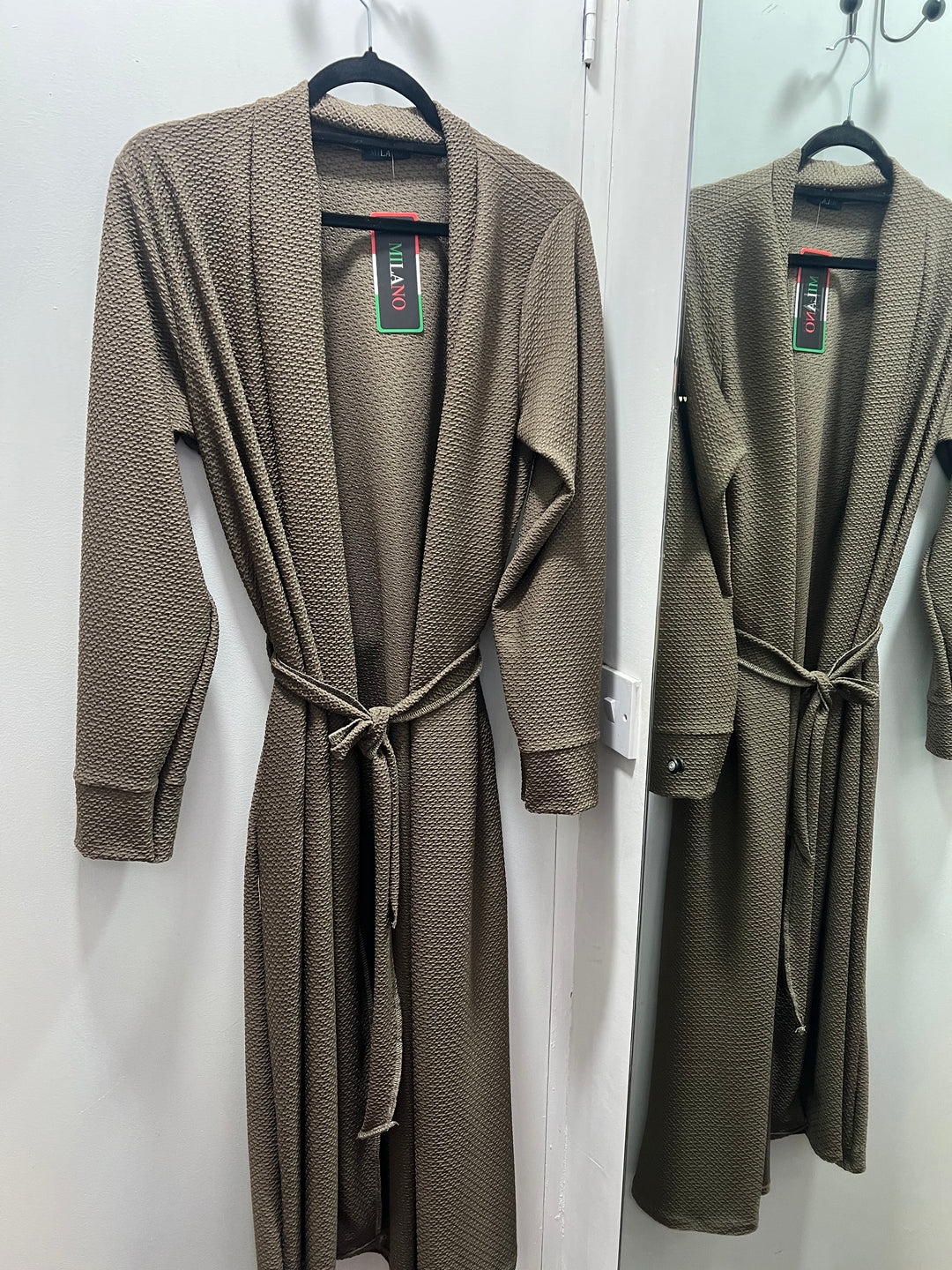 Midi Cardigan/  Coatigan with Belt and hidden pockets