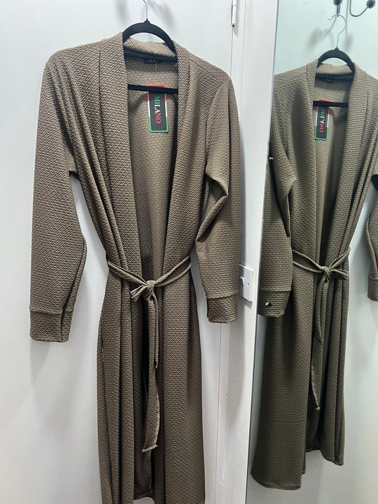Midi Cardigan/  Coatigan with Belt and hidden pockets