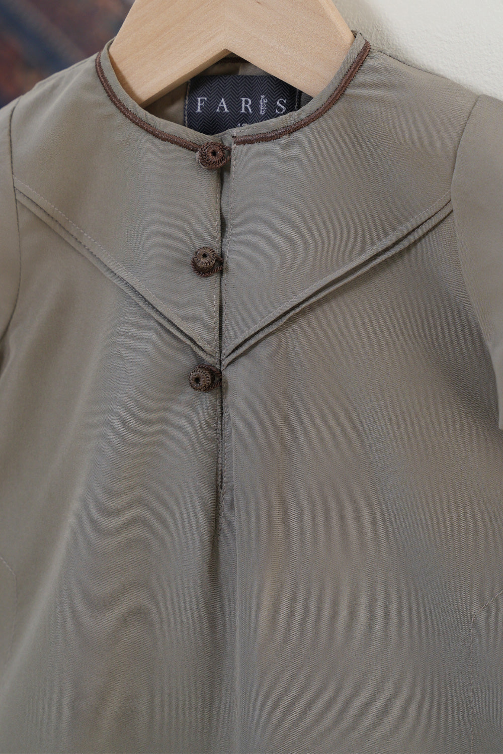 Baby Faris Emirati Rompers - Walnut