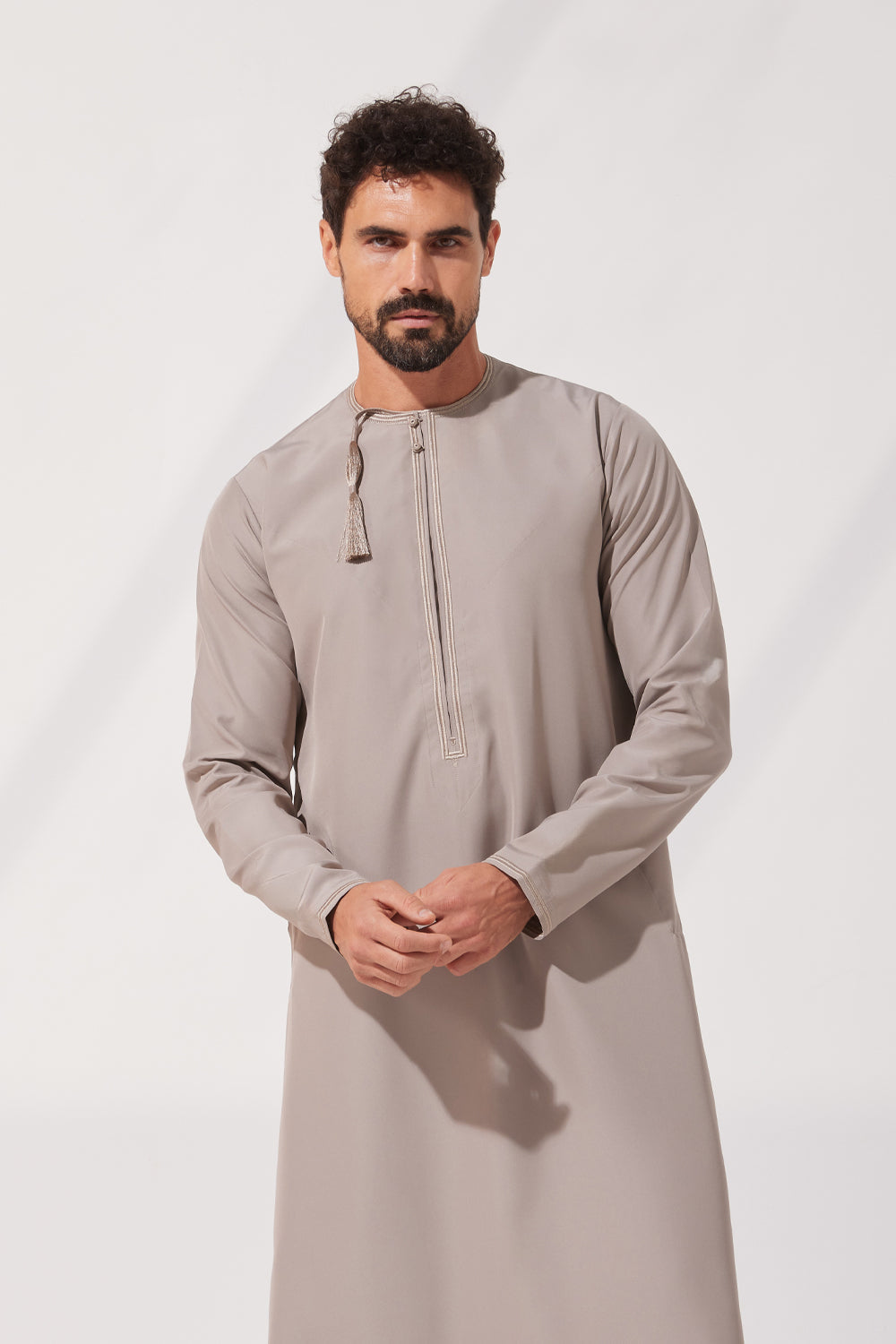 Faris Omani Thobe/Jubba - Taupe