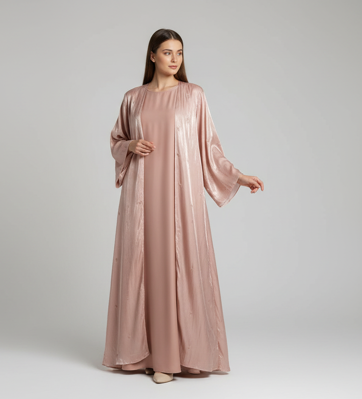Lamia Abaya Full sets in 4 colours