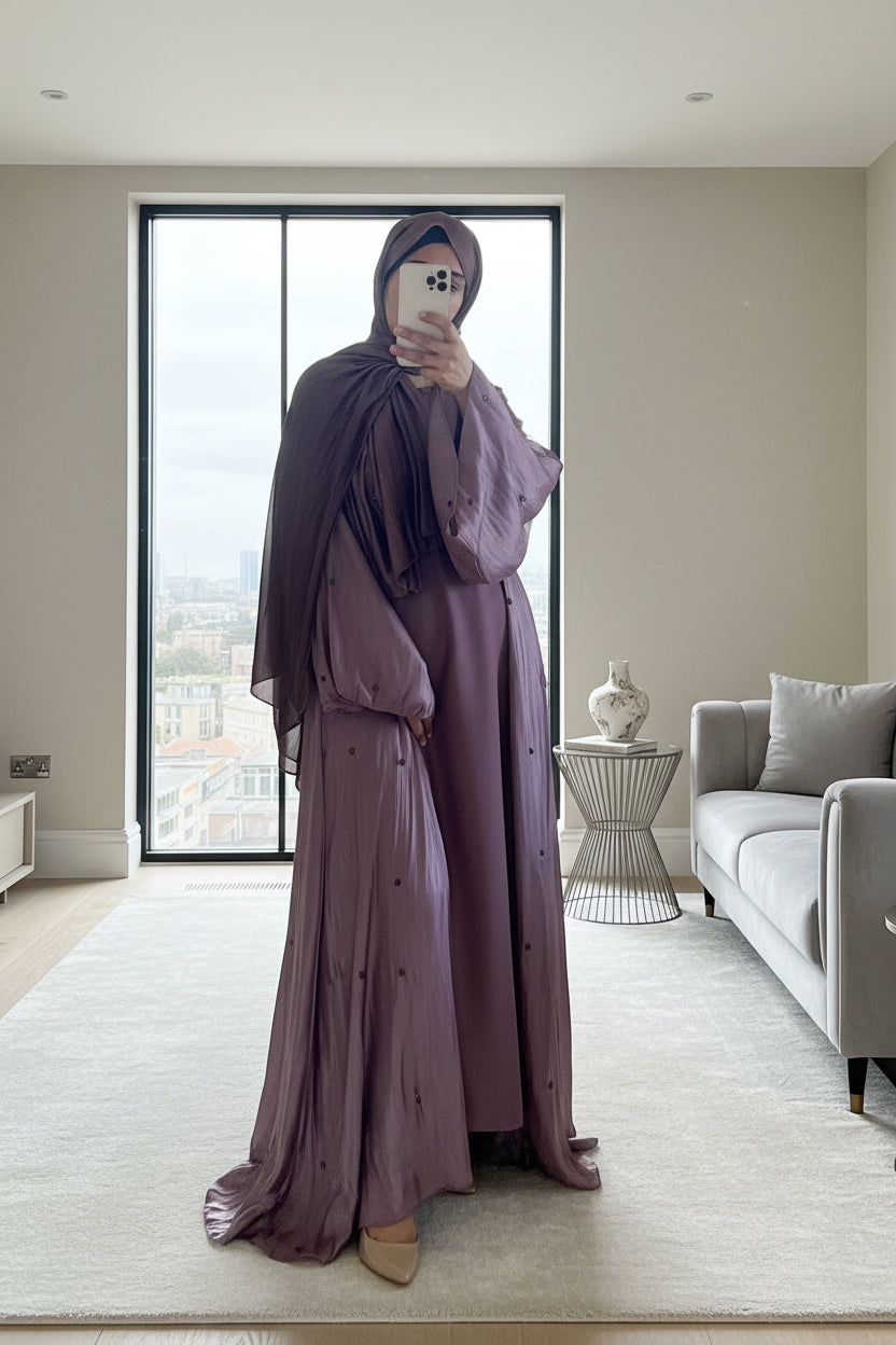Lamia Abaya Full sets in 4 colours