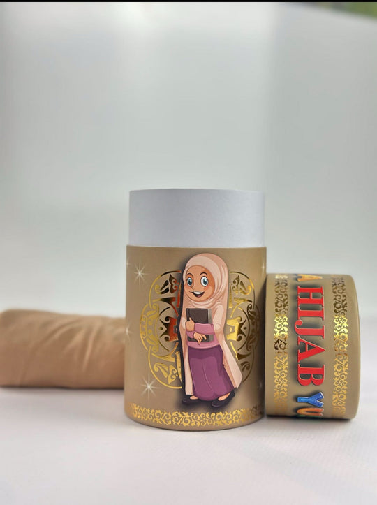 My first Hijab and finger counter in Gift Box  - Small variety