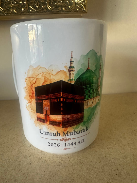 Umrah & Hajj Mubarak Gift Mugs