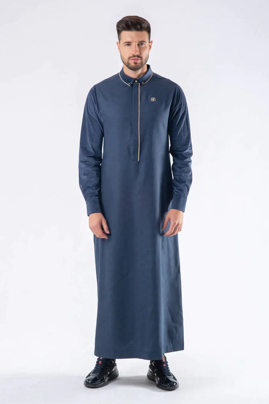 KDR2418 Al Ameer BoysThobe/Jubba - Dark Denim Blue shade