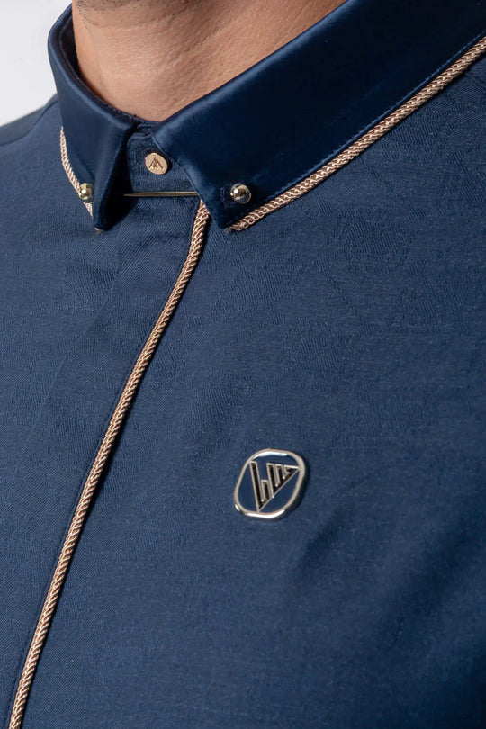 KDR2418 Al Ameer BoysThobe/Jubba - Dark Denim Blue shade