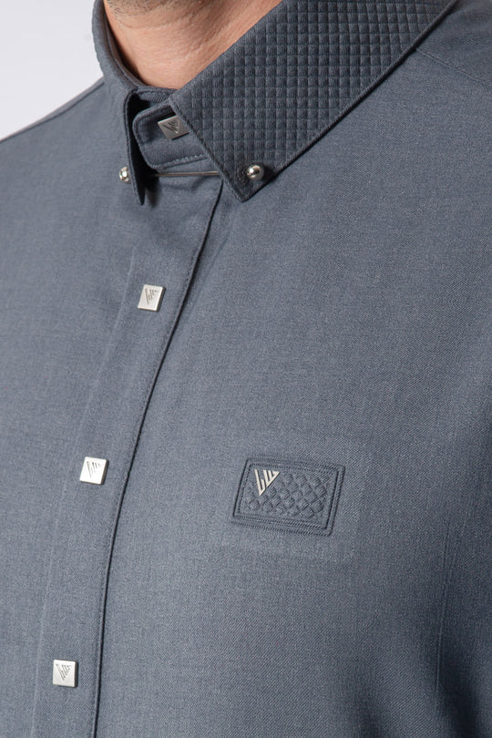 AAR2409 Al Ameer Latest Thobe/Jubba - Grey