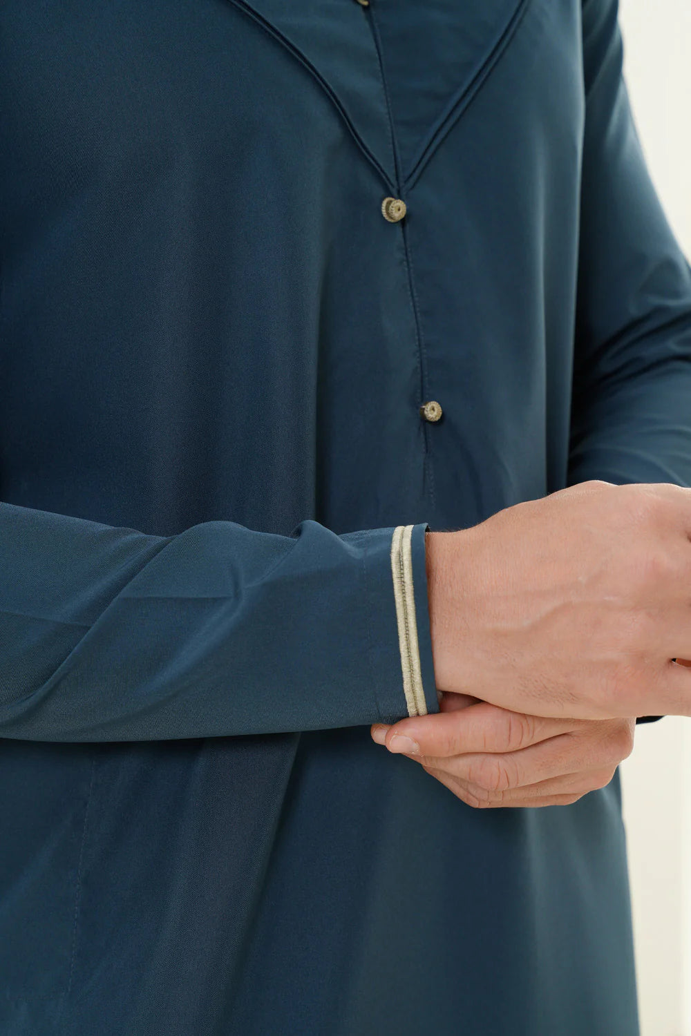 Faris Emirati Thobe/Jubba - Aegean Blue