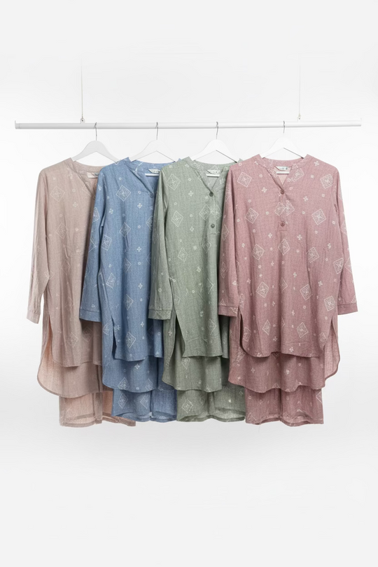 Linen Look Pastel Coords set 2