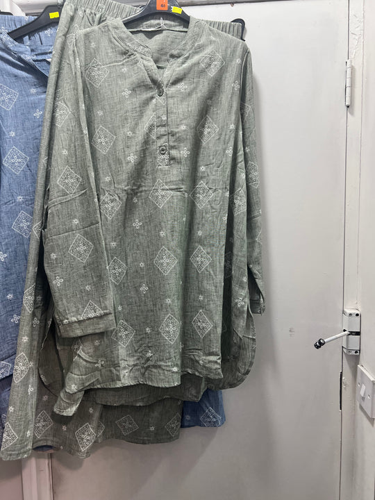 Linen Look Pastel Coords set 2