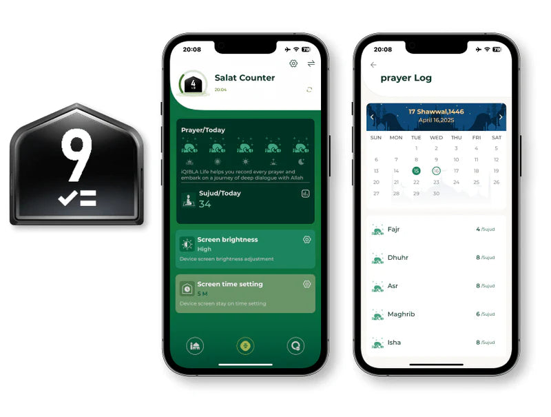 iQIBLA Rakat Salat Counter