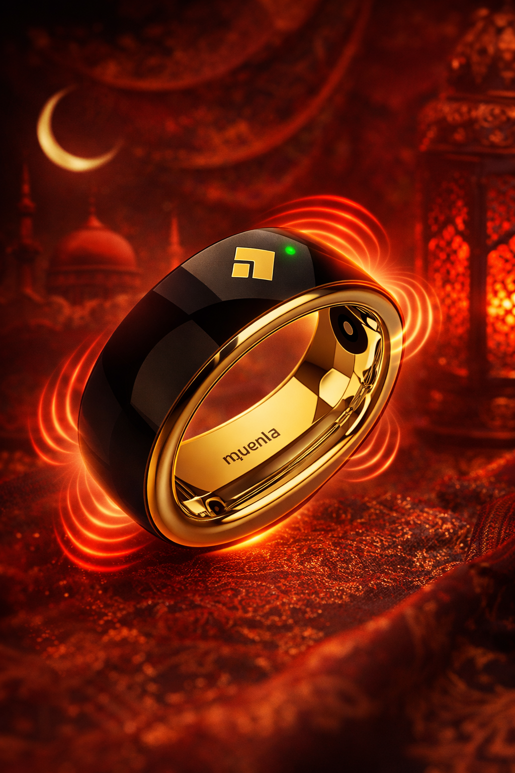 iQIBLA Smart Vibrating Zikr Metal Ring