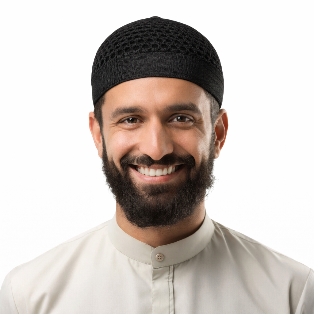 Wide Band Egyptian Style Cap