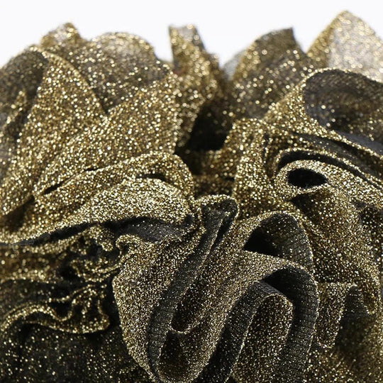 Elasticated Large Netted Scrunchies in Black