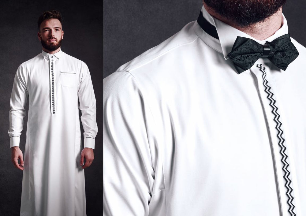 AA2227 AL AMEER THOBE/JUBBA - White