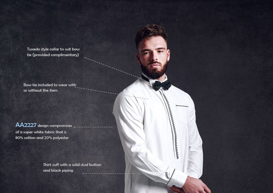 AA2227 AL AMEER THOBE/JUBBA - White