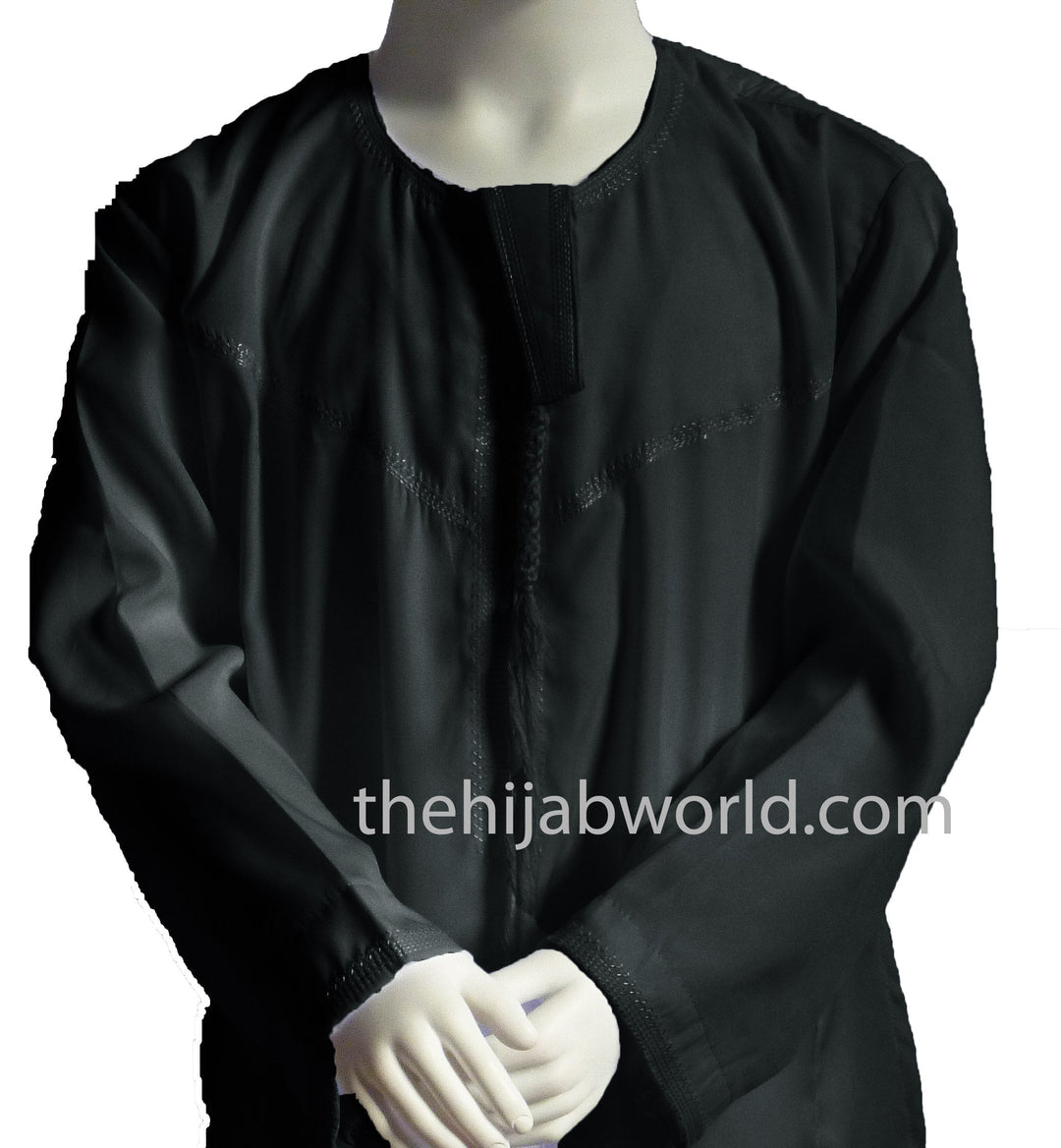 Boys Budget Black Jubbah/ Thobe 28-50 sizes