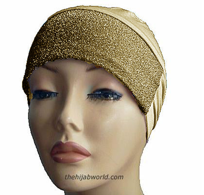 Glitzy Glimmer Hijab Bonnet Cap - Colours