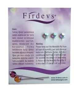 FIRDEVS HIJAB PINS PACK - AB STONES