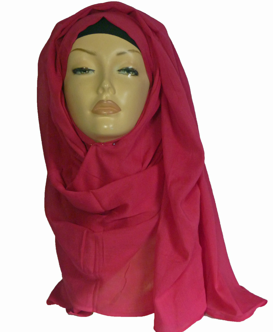 Cotton XL  Hijab/Scarf - Fuchsia