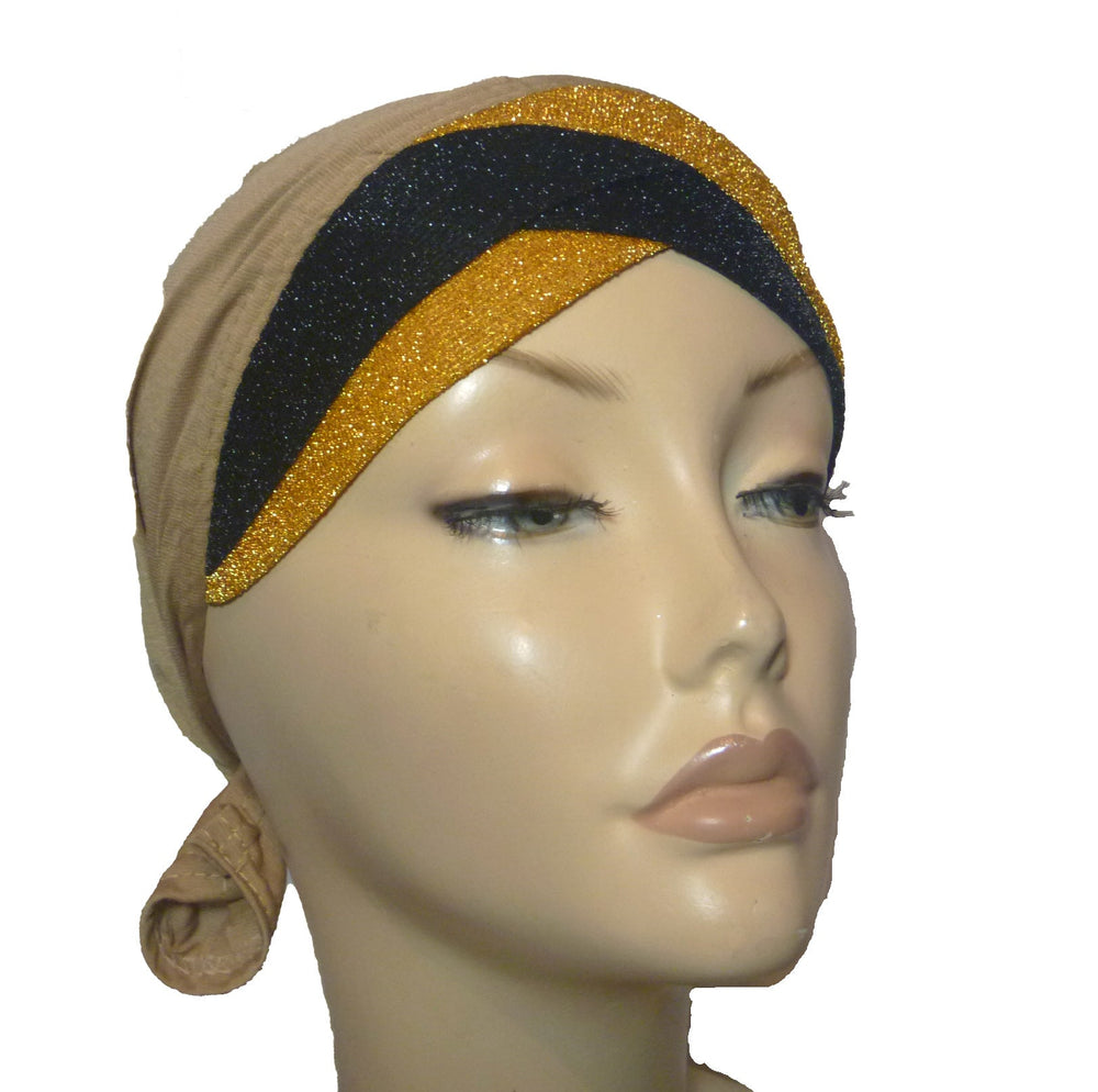 Glitzy Layered Effect Bonnet Caps