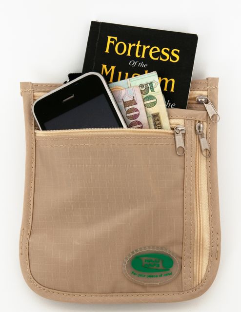 Hajj & Umrah Small Anti Theft Secure Neck Bag by Hajjsafe