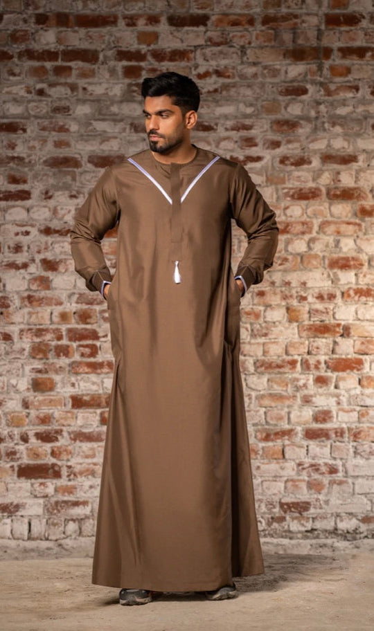 Chenille latest Mocha  Thobe  - CHM 172