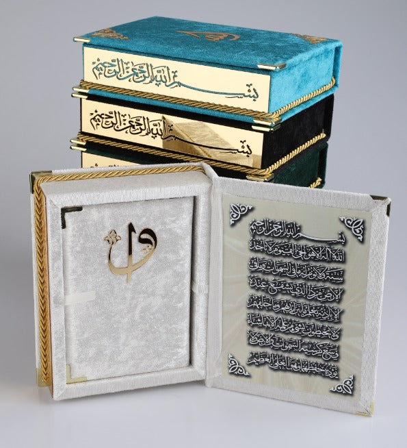 Personalised Velvet Quran with Matching Case