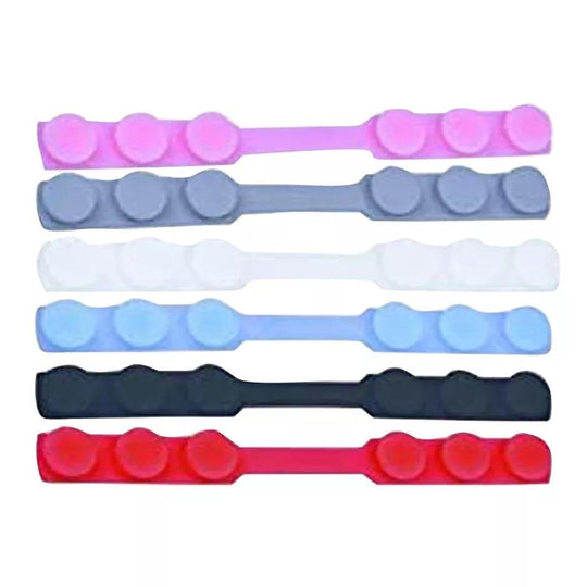 Mask Extender/ Ear protecter- Soft Rubber strap- colours