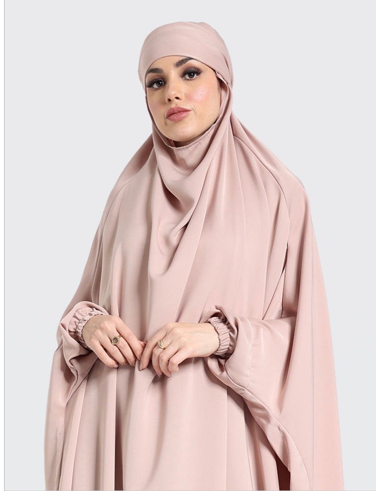 Overhead Full all in one Jilbab - Blush Zadina