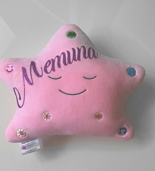 My Personalised ’ Dua Star Pillow – Pink Star