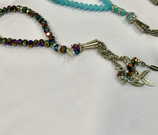 Mini Elasticated bracelet size Tasbih / tasbeeh - multi
