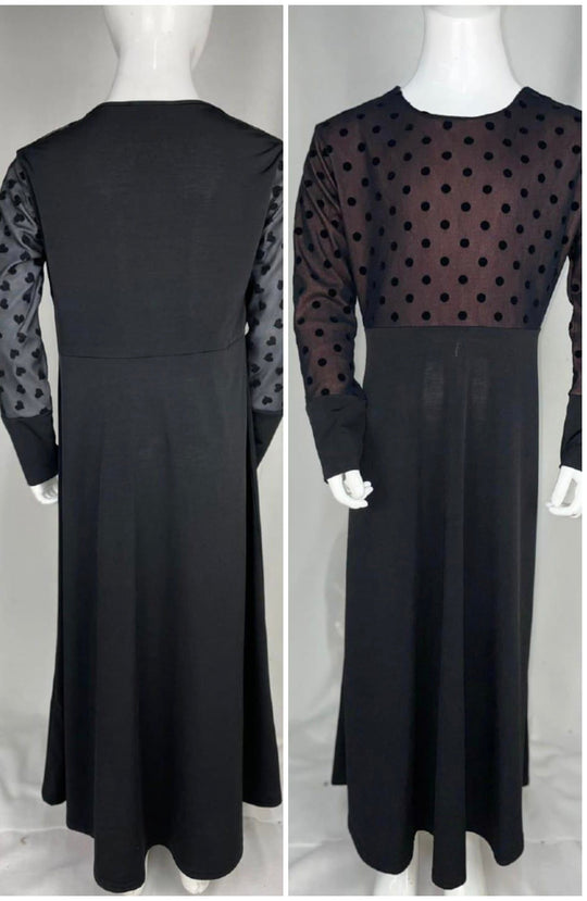 Spotty Girls Abaya