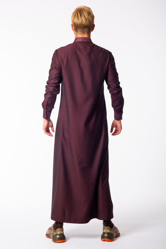 AA2216 Al Ameer Thobe/Jubba - Burgundy