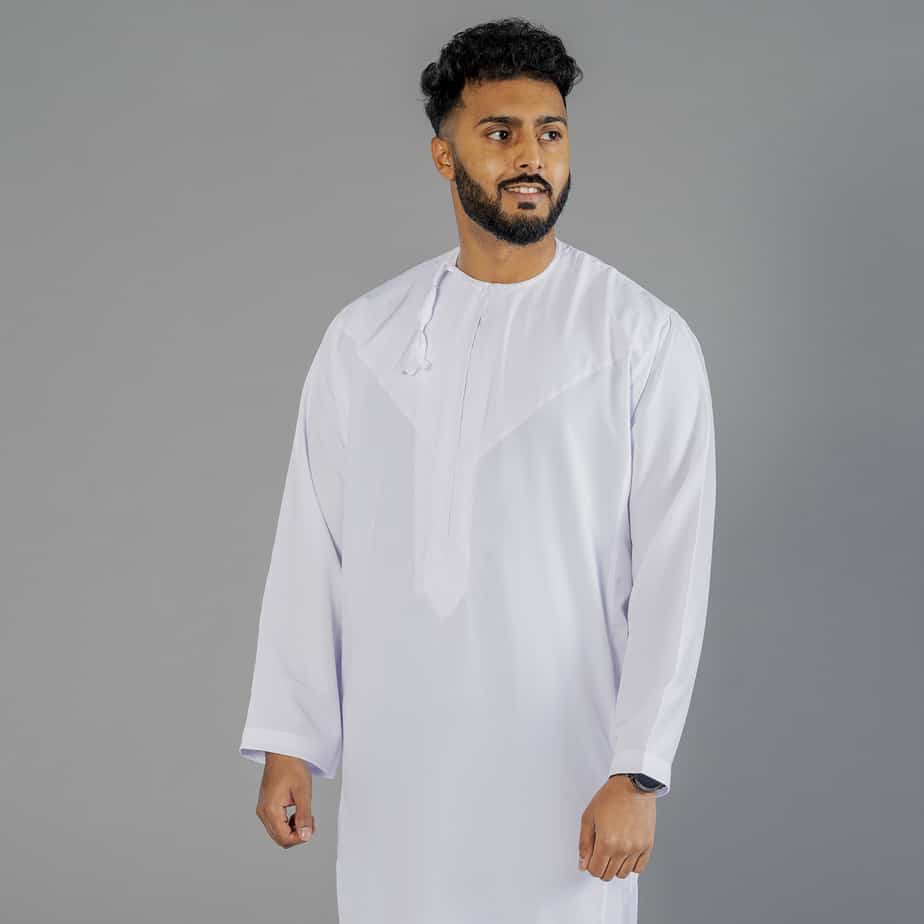 Omani Soft Thobe/Jubbah - White