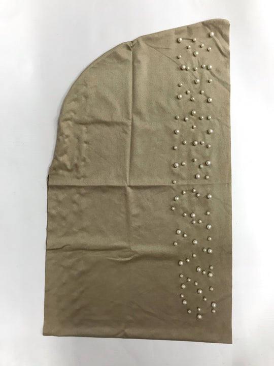 EASY TO WEAR BEADED SUEDE TURBAN/CHEMO HIJAB WRAP TK