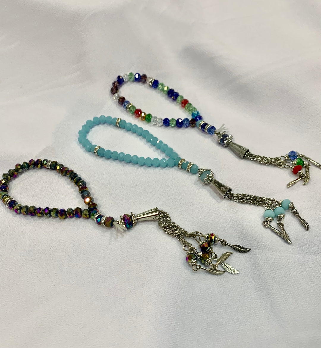 Mini Elasticated bracelet size Tasbih / tasbeeh - multi
